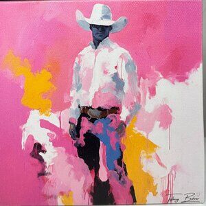 "The Cowboy Promise Keeper" by Tiffany Bohrer - Archival Giclée Print on Canvas